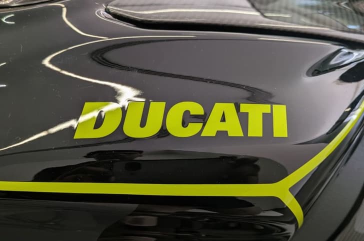 Ducati Panigale V4 Lamborghini edition logo