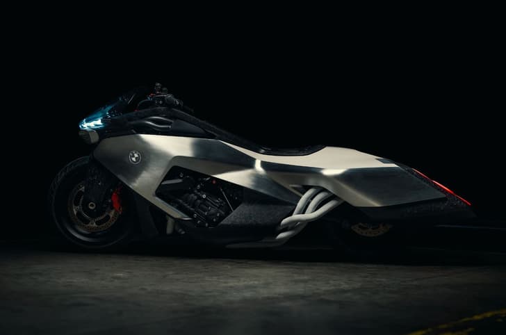 BMW Motorrad Vision K18 side profile studio shot