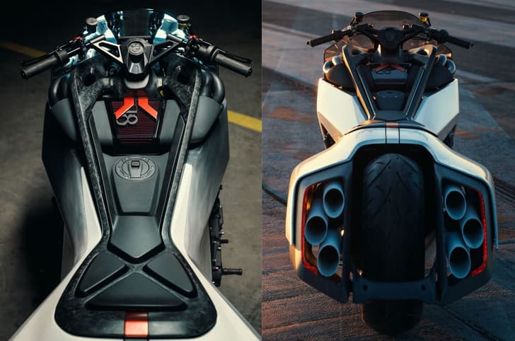 BMW Motorrad Vision K18 rear shot