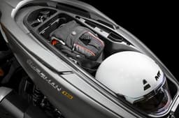 Suzuki Burgman 15 underseat storage shot