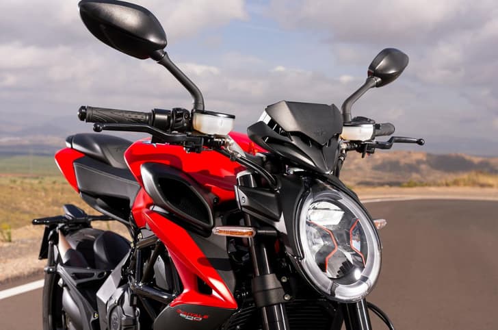 MV Agusta Brutale 800 headlight