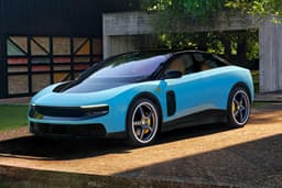 ferrari luce ev in garden
