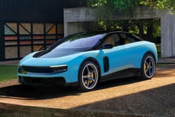 ferrari luce ev in garden