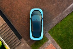 ferrari luce ev in garden