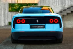 ferrari luce ev in garden
