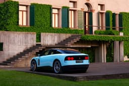 ferrari luce ev in garden