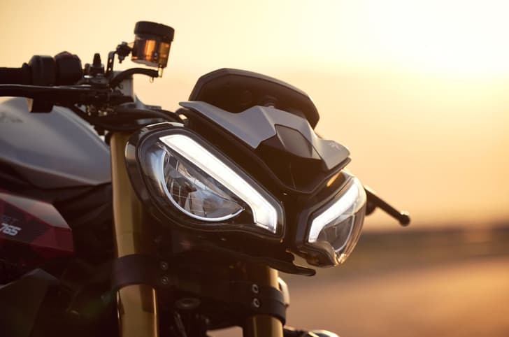 Triumph Street Triple RX headlight