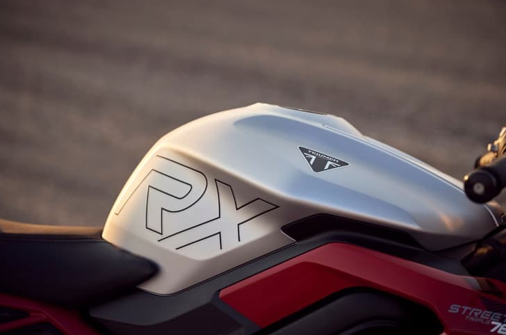 Triumph Street Triple RX tank
