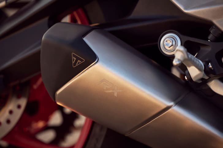 Triumph Street Triple RX exhaust