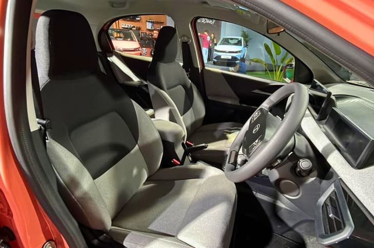 2026 Tata Tiago front seats