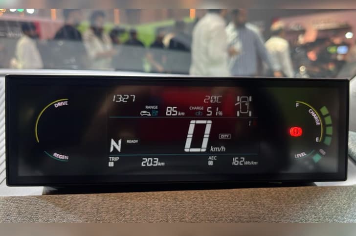 2026 Tata Tiago EV instrument cluster