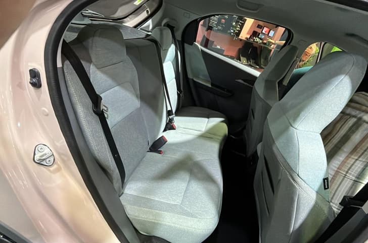 2026 Tata Tiago EV rear seats
