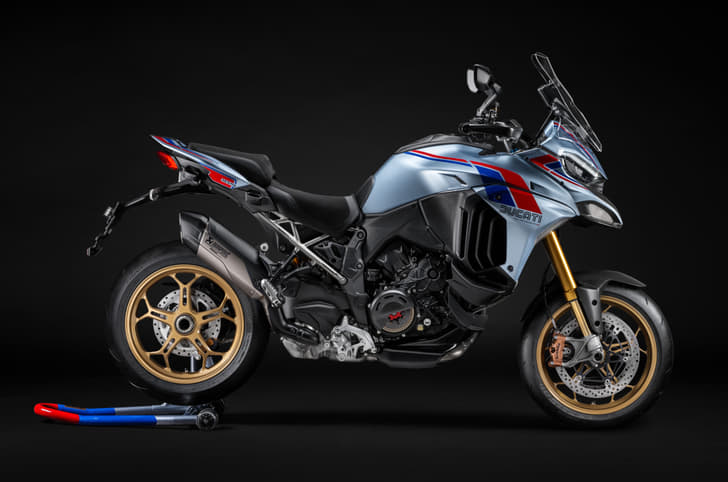 Multistrada V4 RS 100 studio image