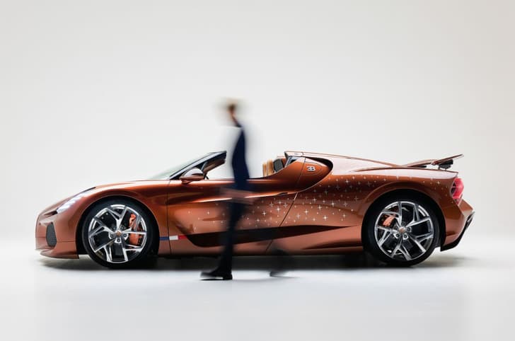 Bugatti W16 Mistral 'Le Retour du Jeune Prince' side profile