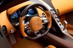 Bugatti W16 Mistral 'Le Retour du Jeune Prince' steering wheel