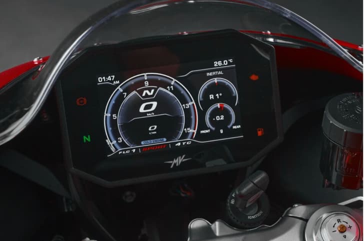 MV Agusta F3 R tft dash