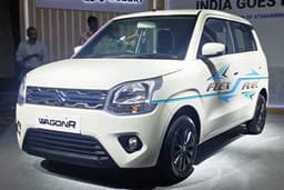 maruti wagon r flex fuel on stage
