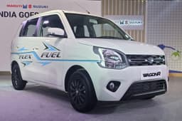 maruti wagon r flex fuel on stage