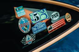 Porsche 911 Carrera T inspired by Wood quarter glass stickers