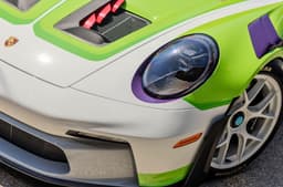 Porsche 911 GT3 RS Buzz Lightyear headlamps