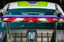 Porsche 911 GT3 RS Buzz Lightyear rear wing