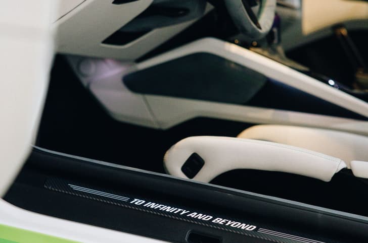 Porsche 911 GT3 RS Buzz Lightyear door sill
