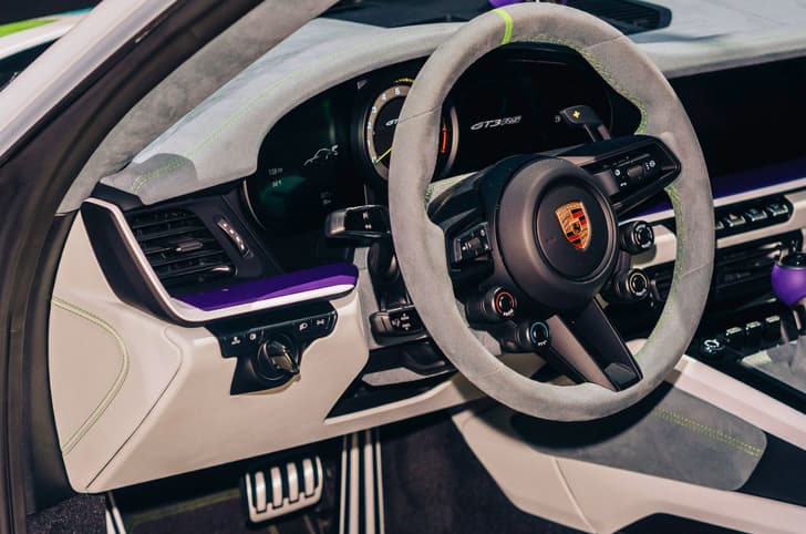 Porsche 911 GT3 RS Buzz Lightyear interior