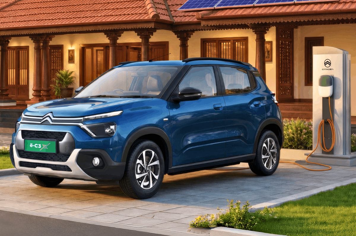 Citroen eC3X facelift charging