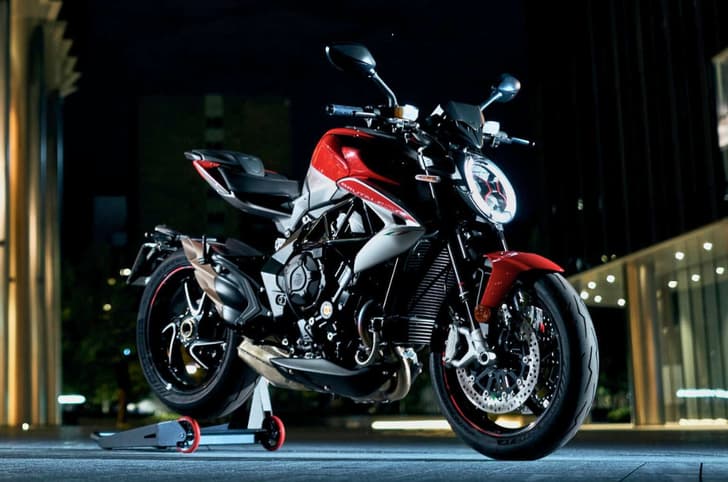 MV Agusta Brutale RR Ottantesimo front three quarter