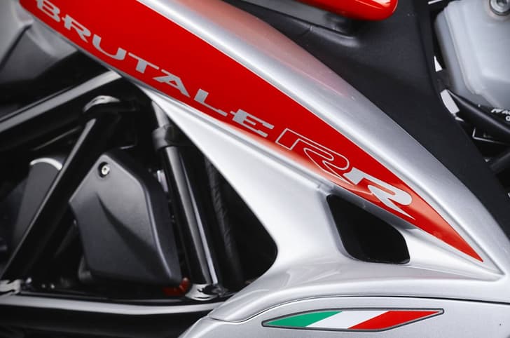 MV Agusta Brutale RR Ottantesimo side panel