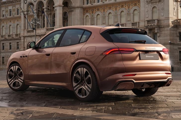 2026 Maserati Grecale Folgore rear three quarter