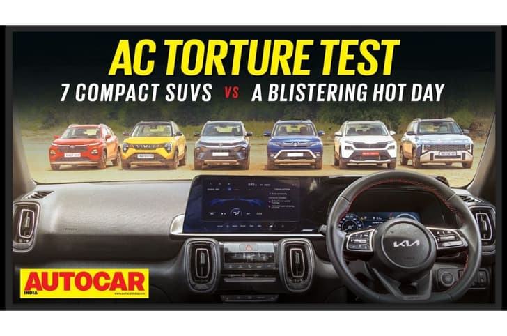 Compact SUV AC test comparison video Compact SUV AC test comparison video