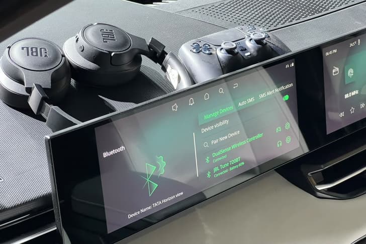 Tata Sierra EV passenger display