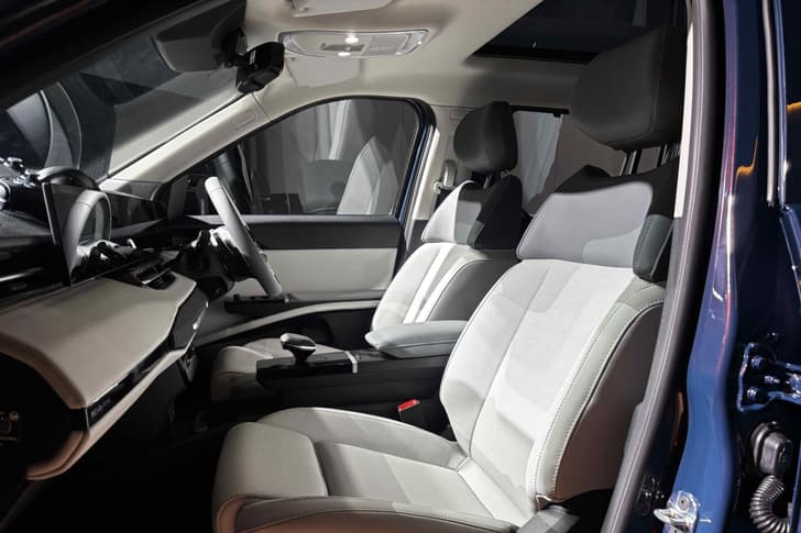 Tata Sierra EV front seats