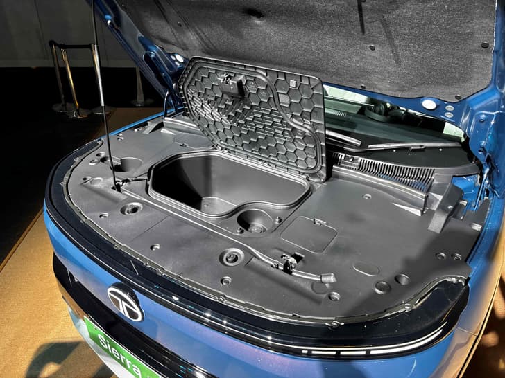 Tata Sierra EV frunk