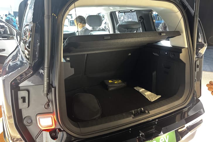 Tata Sierra EV boot space