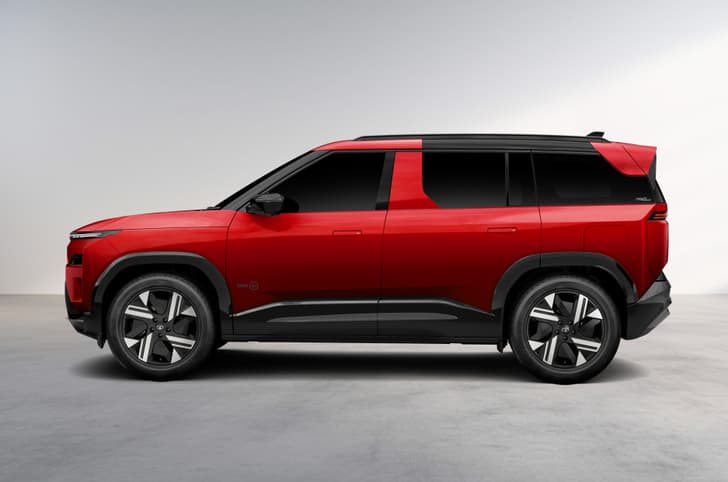 Tata Sierra EV Bengal Rouge