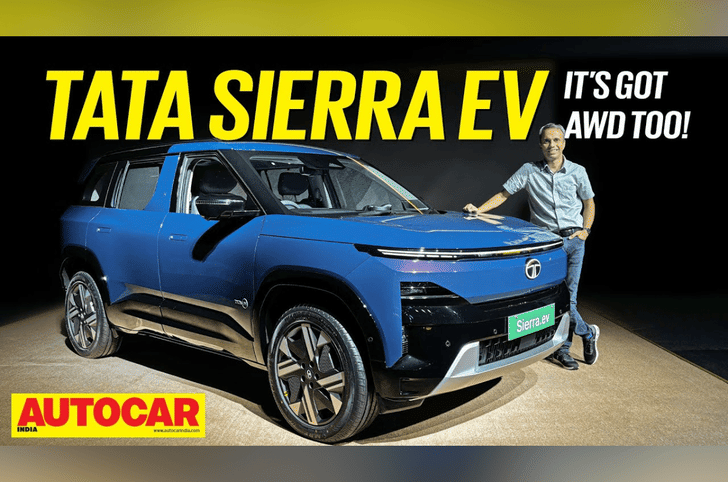 Tata Sierra EV walkaround video