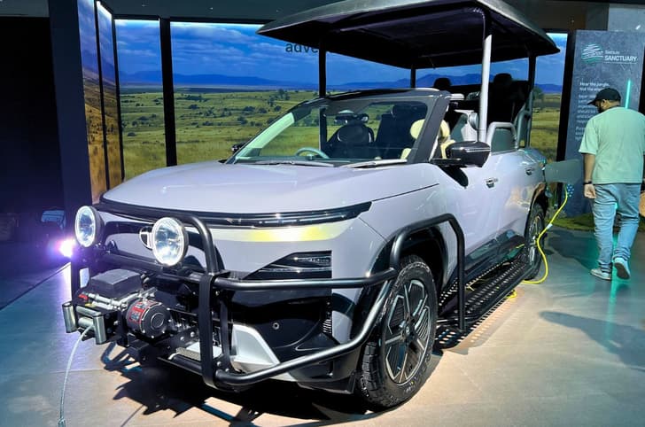 Tata Sierra EV Sanctuary Edition front third