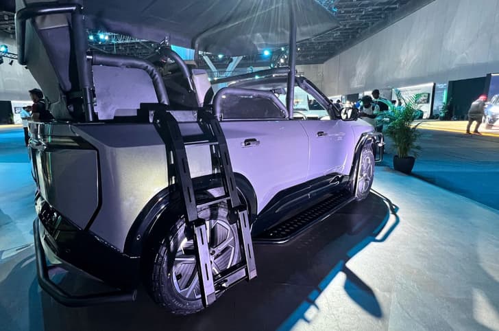 Tata Sierra EV Sanctuary Edition rear third