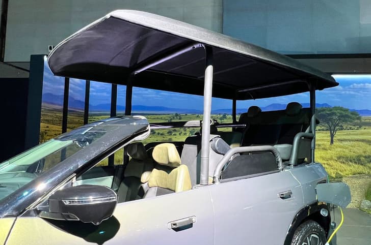 Tata Sierra EV Sanctuary Edition canopy