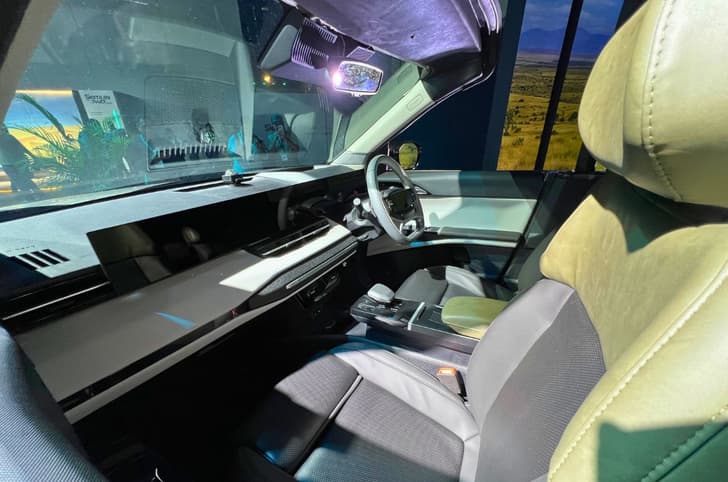Tata Sierra EV Sanctuary Edition dashboard