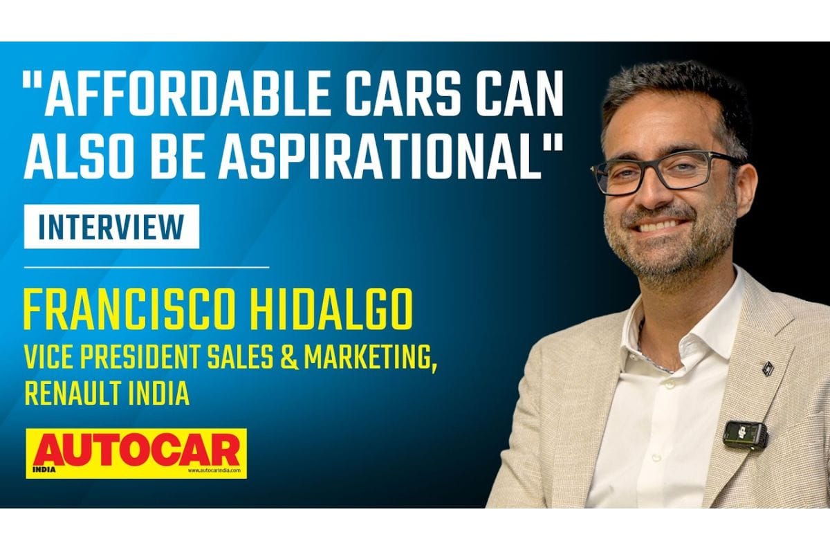 Francisco Hidalgo Vice President, Renault India Sales & Marketing on 2026 Kwid 