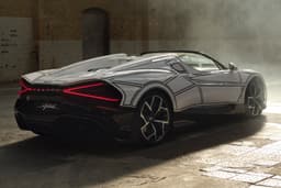 Bugatti Mistral Blanc Eternel rear quarter static