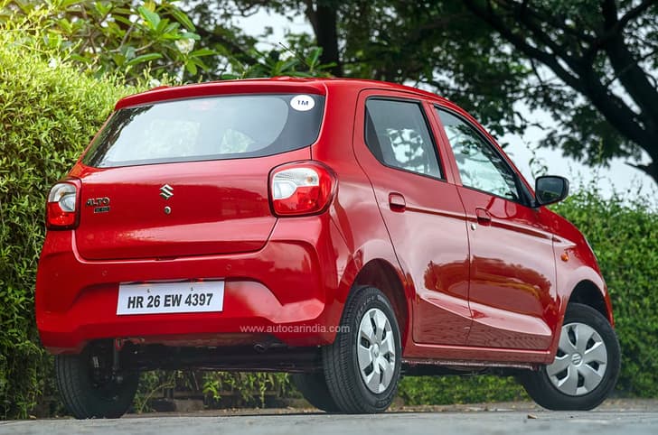 Maruti Alto K10 rear quarter static