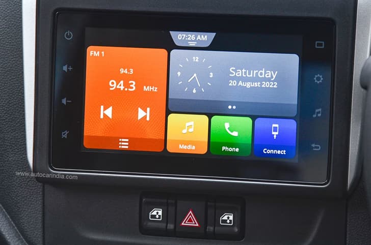 Maruti Alto K10 infotainment screen
