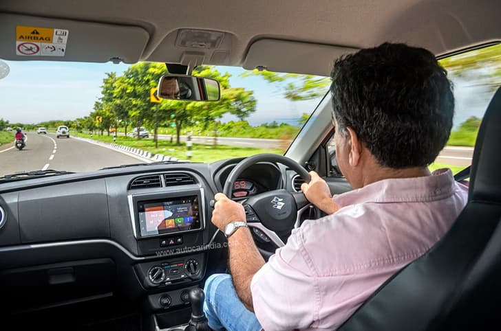Maruti Alto K10 cabin visibility