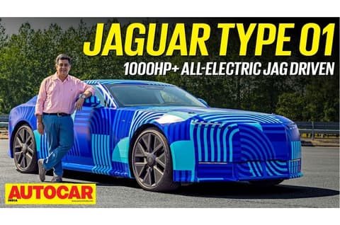 Jaguar Type 01 prototype drive video