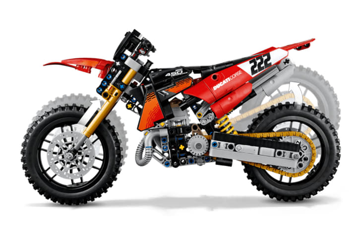 Lego Ducati Desmo 450MX image gallery