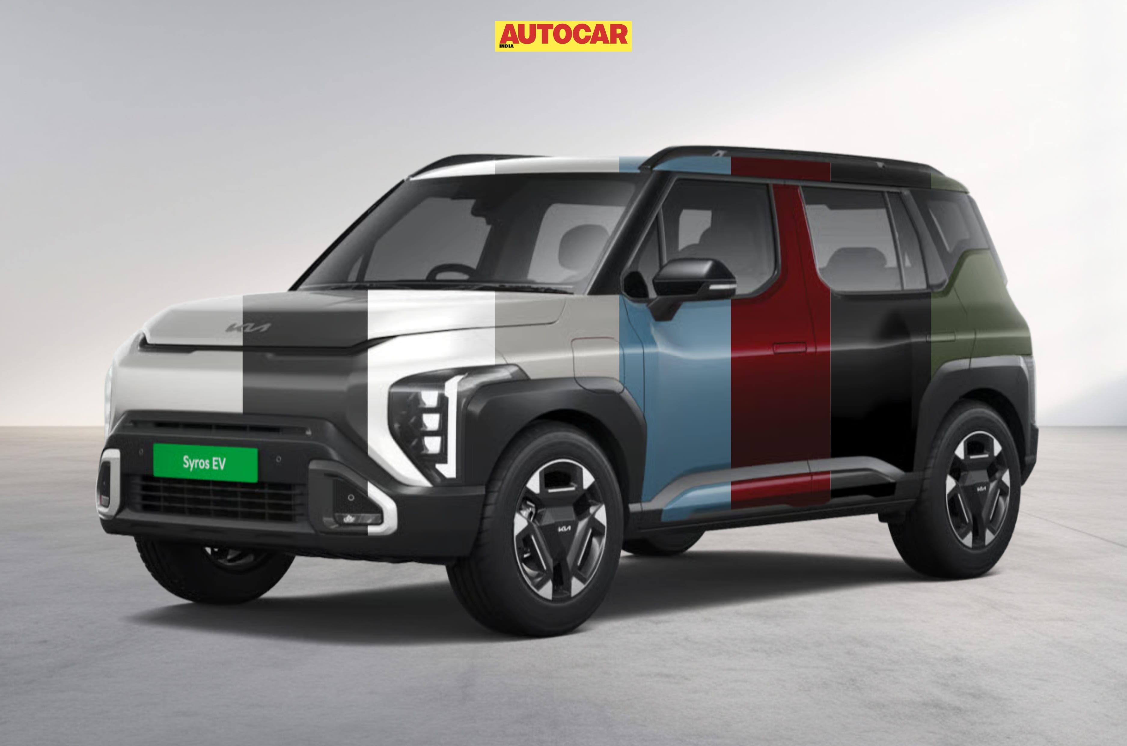 Kia Syros EV colour options